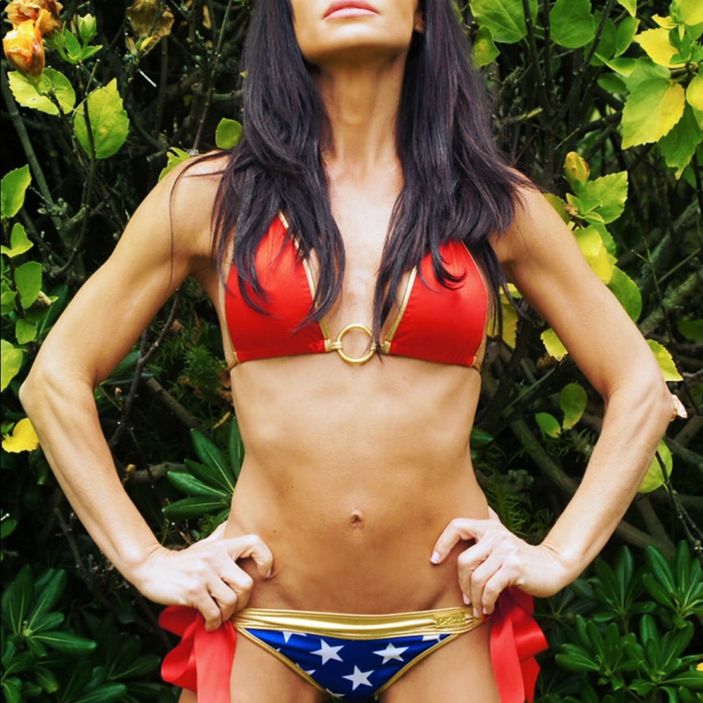 American flag bikini